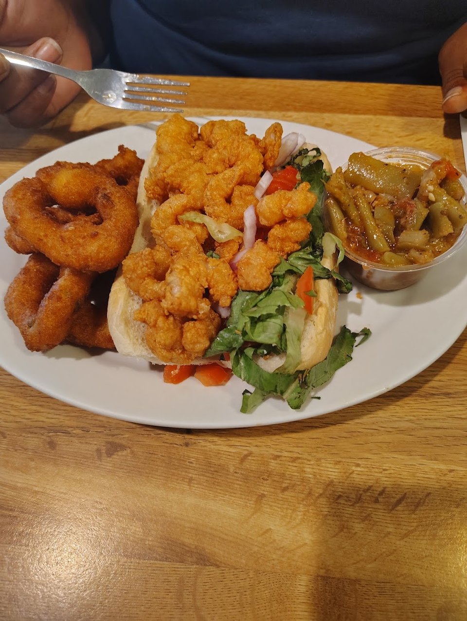 Fried Shrimp PO Boys Lunch