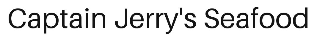Captain Jerry's Seafood